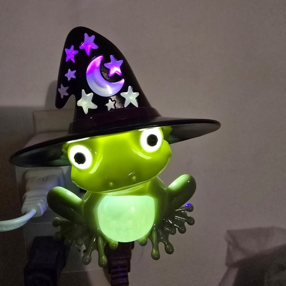 Bath & Body Works Glow-in-the-Dark Frog Witch Decor